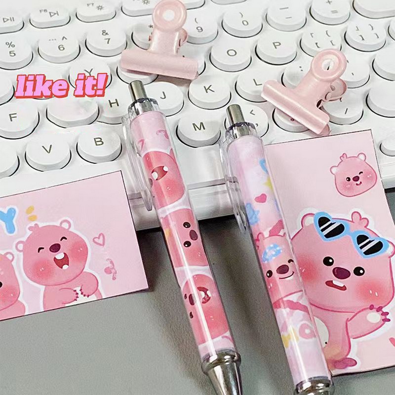 Bút Mực Đen Nhanh Khô Ngòi 0.5Mm Kiểu Dáng Dễ Thương Cho Học Sinh