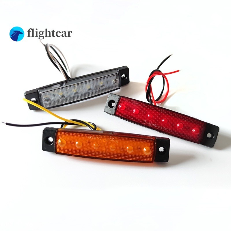 Set 2 Đèn led 6 Bóng 12 / 24v 6 smd Chuyên Dụng Cho Xe Hơi Xe Tải