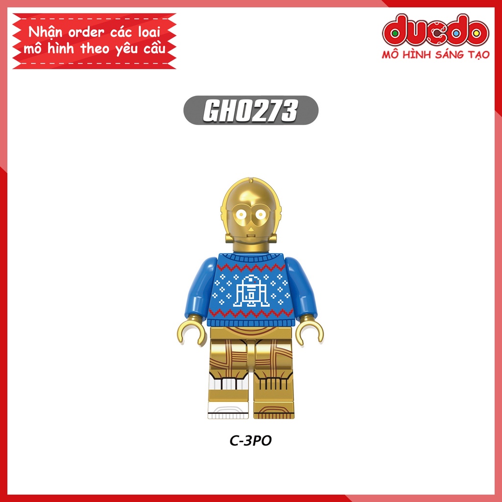 Minifigures các nhân vật hóa trang giáng sinh Noel tuyệt đẹp - Đồ chơi Lắp ghép Xếp hình Mini Mô hình XINH G0135