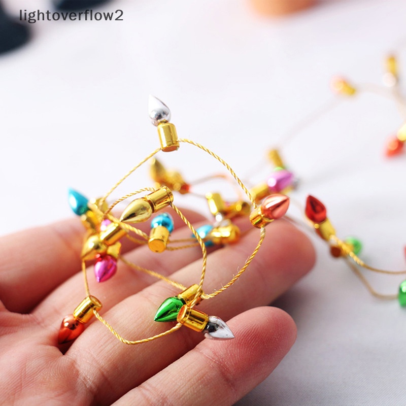 Dây Đèn led Nhiều Màu Trang Trí Nhà Búp Bê Giáng Sinh Tỉ Lệ 1: 12