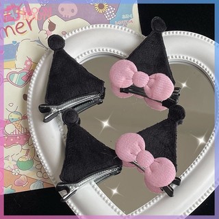 Set 2 kẹp tóc hình tai thỏ kuromi dễ thương cho bé gái mới