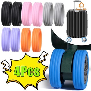 Set 4 Vỏ Bọc Bảo Vệ Bánh Xe Vali Có Tiếng Ồn Giảm Tiếng Ồn Tiện Dụng