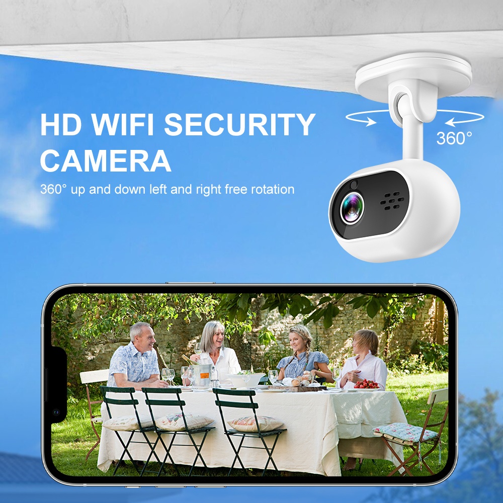 Camera wifi Không Dây a4 ip cam 32gb 360 4k 1080p Tầm Nhìn Ban Đêm Cho xiaomi