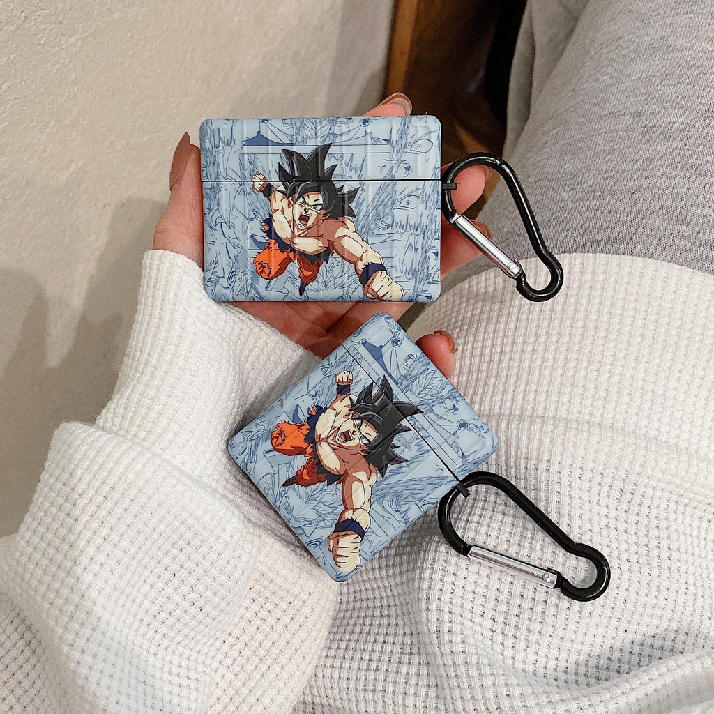 Hoạt Hình Vỏ Bảo Vệ Hộp Sạc Tai Nghe airpods pro 1 / 2 pro2 3rd Hình Vali Chống Sốc Hình son goku