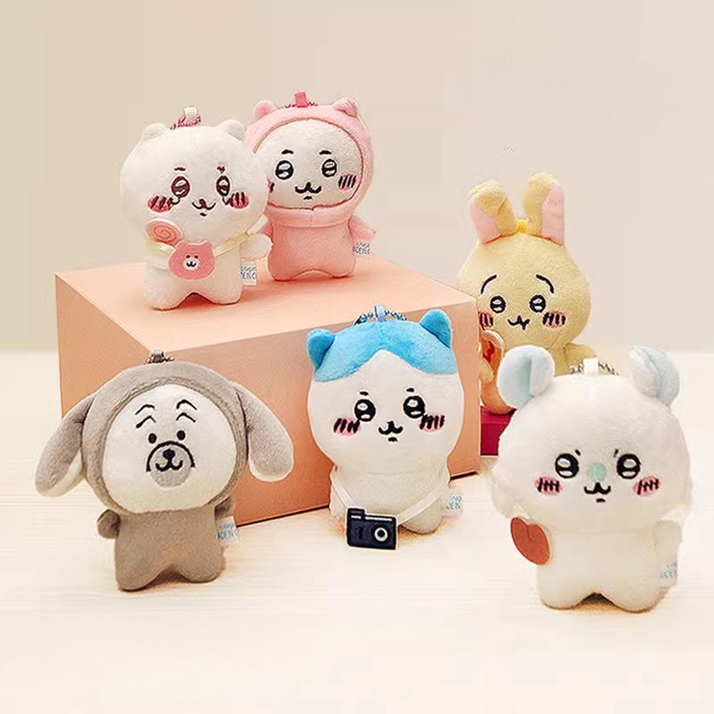 Búp bê nhồi bông hình nhân vật Chiikawa Usaki đang ngồi 10cm