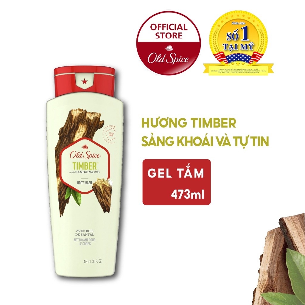 Sữa tắm nước hoa nam Gel Old Spice Wild Collection Body Wash 473ml nhiều mùi thơm extaste