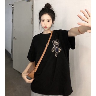 Áo thun nữ form rộng cotton chuẩn 100% hàng cao cấp cổ tròn Emilyshop (A)
