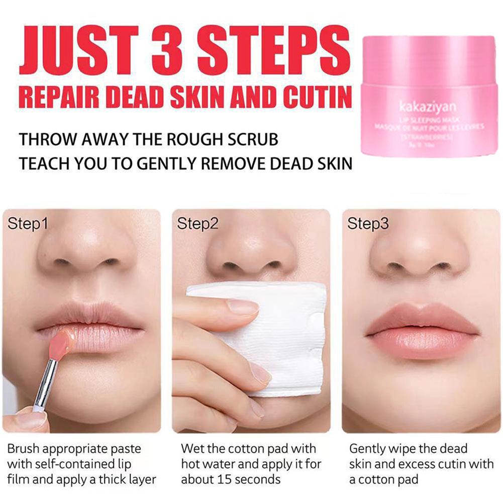 Mặt Nạ Ngủ Cho Môi Dưỡng Ẩm Nuôi Dưỡng Chăm Sóc Da f3w0