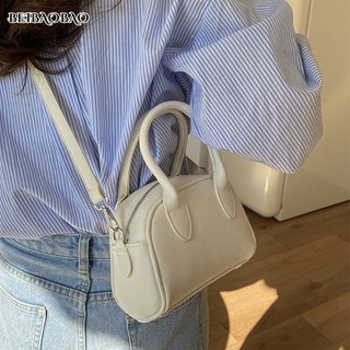 BEIBAOBAO  Túi Đeo Chéo Một Bên Vai Cầm Tay Phong Cách Đường Phố Đơn Giản niche Mới Cho Nữ