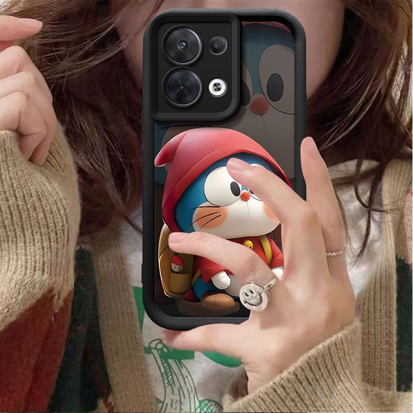 Dễ Thương Ốp Điện Thoại Mềm Chống Rơi Họa Tiết doraemon Hoạt Hình Cho oppo reno 5 6 7 8 lite 7z 8z 8t
