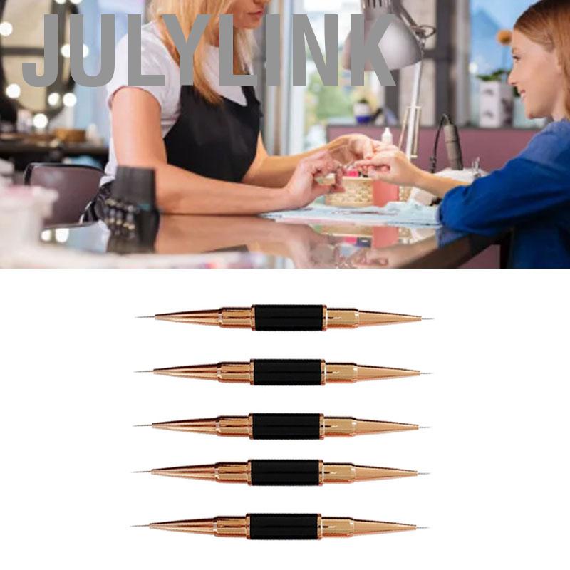 Julylink Nail Art Point Drill  Brush  Durable Compact for Salon