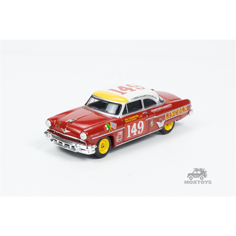 Mini gt Mô Hình Xe Hơi lincoln capri 1954 carrera Panama Tỉ Lệ 1: 64 #149 Xe Hơi Thiết Kế Độc Đáo Chất Lượng Cao