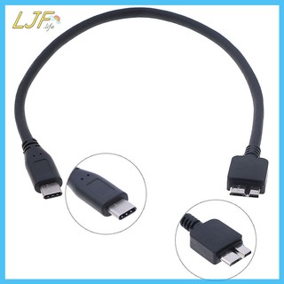 Dây Cáp Chuyển Đổi Cổng usb type c Sang micro b Dài 30cm Cho Ổ Cứng hdd