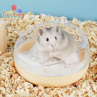 [CISWGE] Chậu Tắm Cát Trong Suốt Nhỏ Cho Chuột Hamster [Mới]