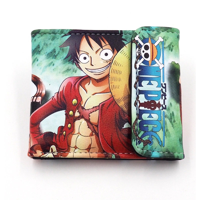 Ví Ngắn Dạng Gập In Hình monkey d luffy zoro anime one piece Cho Nam
