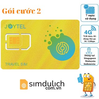 Sim du lịch Malaysia - Sim data tốc độ cao 4G, không giới hạn 3G