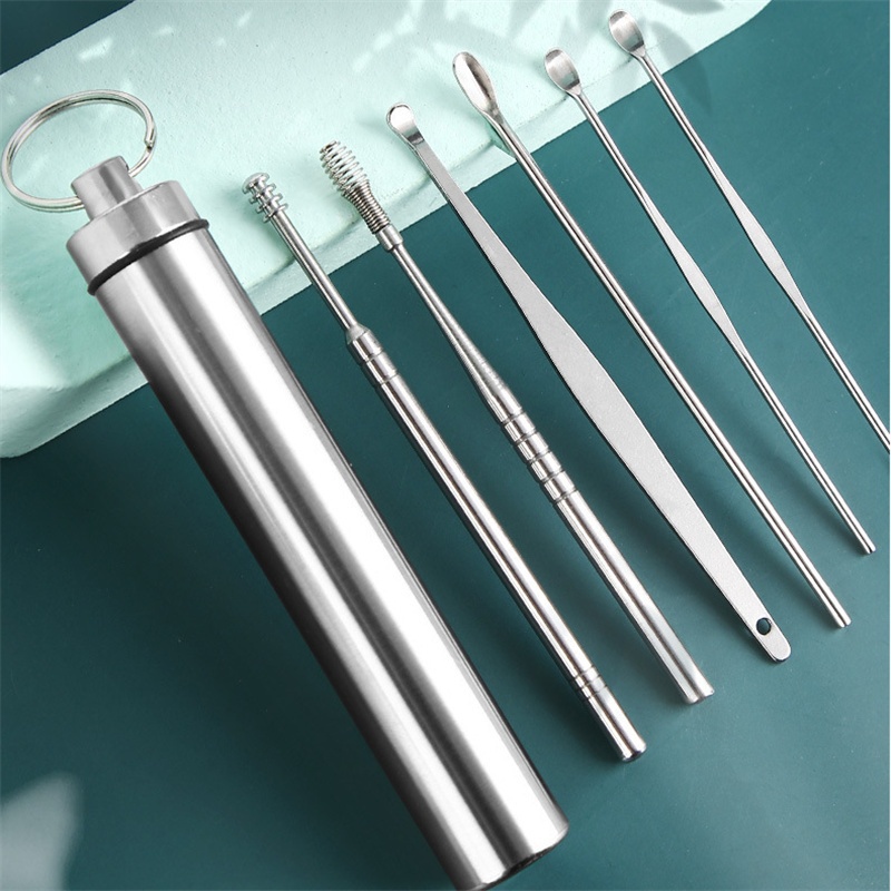 Set 6 Dụng Cụ Lấy Ráy Tai Chuyên Dụng Mới