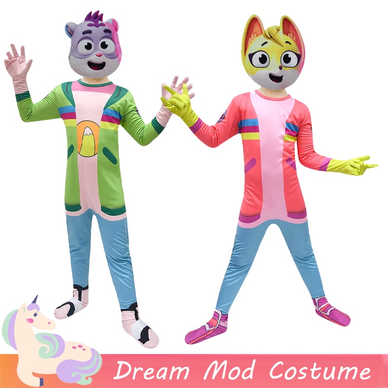 The Creator cases team to Áo liền quần Hóa Trang Màu Hồng / Xanh Dương Cho Bé Trai / Gái Dịp halloween