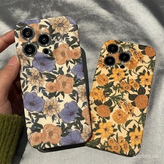 Ốp Điện Thoại Họa Tiết Hoa Cho iphone 15promax 15puls 11pro 14promax 13 12 11 promax xs xr xsmax 15 14 13 12 pro 7 8 plus