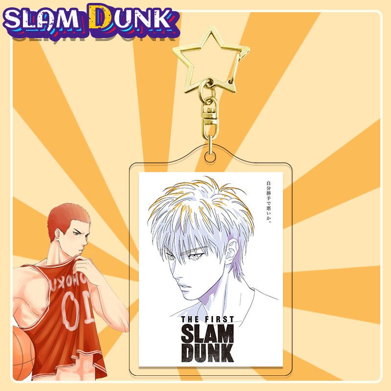 Móc khoá Anime SLAM DUNK Stars Buckle Acrylic Ryota Miyagi nhựa Acrylic hai mặt, in hình các nhân vật dễ thương