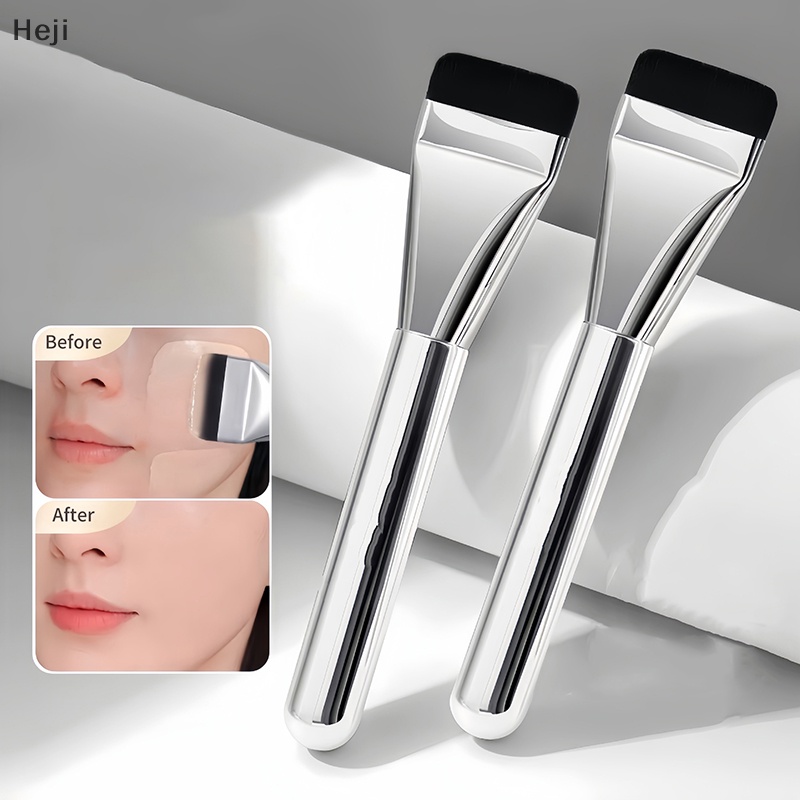 Cọ Trang Điểm Nền heji Siêu Mỏng Nhẹ Dạng Phẳng Để Đánh Khối Cho Kem Nền vn