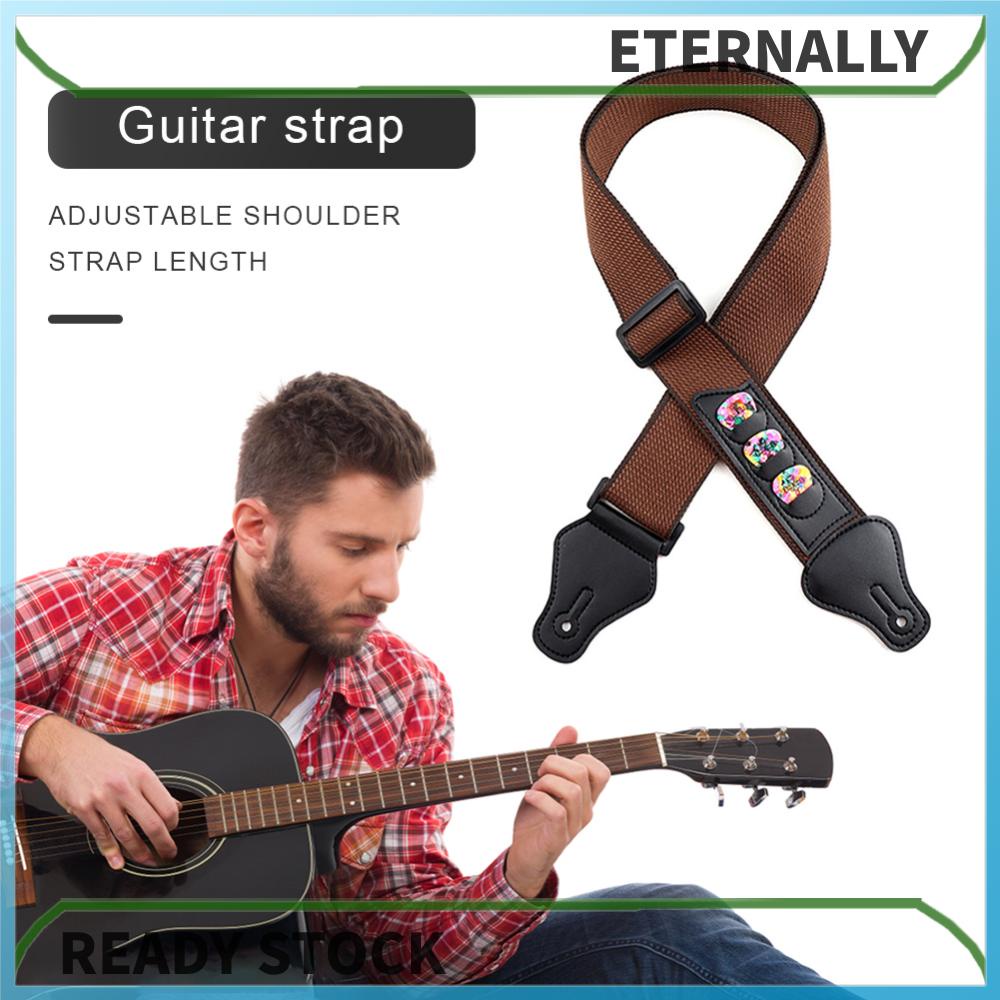 Dây Đeo Đàn guitar acoustic Có Thể Điều Chỉnh Với Giá Đỡ Kẹp Đàn guitar