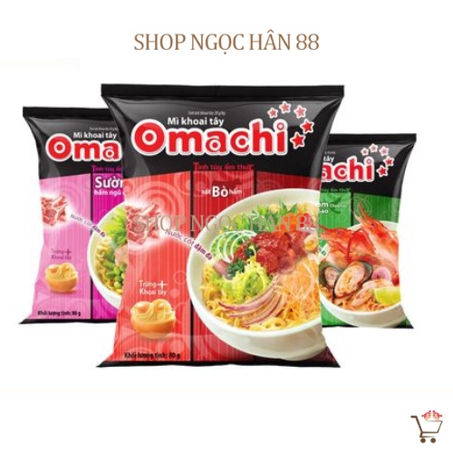 01 Gói Mì khoai tâyOmachi bò hầm/sườn hầm, xốt spaghetti 80g date mới