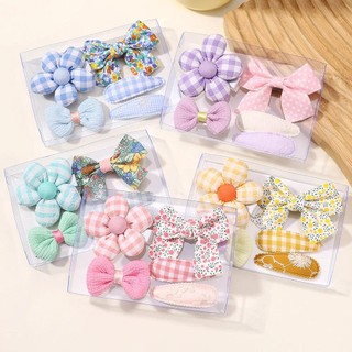 Set 5 kẹp tóc hình bông hoa dễ thương cho bé gái