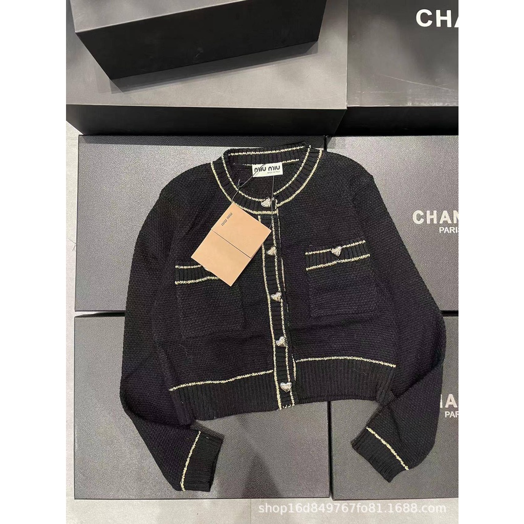 Áo Khoác cardigan Dệt Kim Thanh Lịch  Miu Cho Nữ