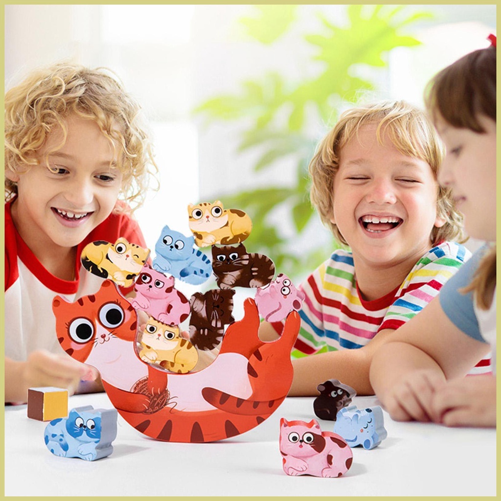 Đồ Chơi Khối Xếp Hình Động Vật Cân Bằng Đầy Màu Sắc Và Tương Tác Vui Nhộn Giáo Dục Cho Bé aseavn