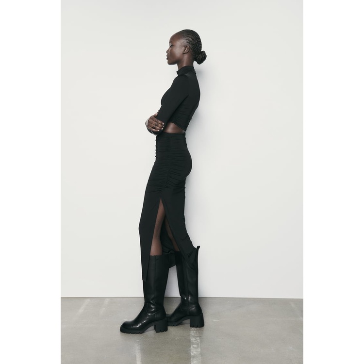 Váy body dáng dài Zara authentic