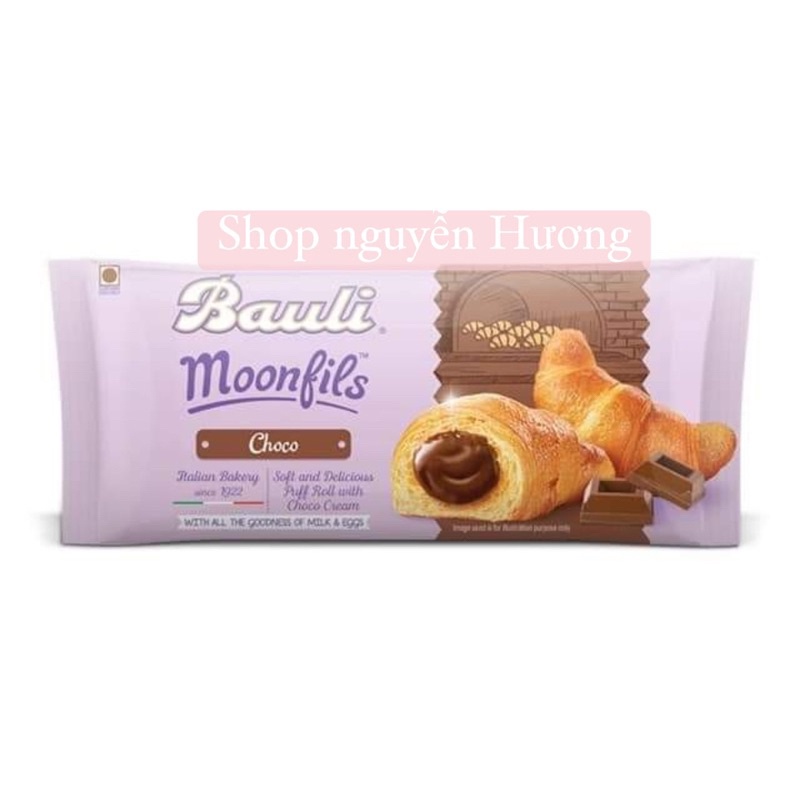 Bánh Sừng Bò Bauli Moonfils 45G, Nhân socola/dâu tây/Vani thơm ngon