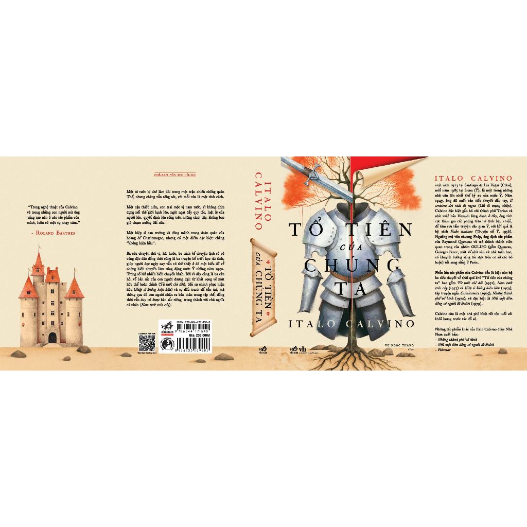 Sách - Tổ tiên của chúng ta: Tử tước chẻ đôi - Hiệp sĩ không hiện hữu - Nam tước trên cây  - Nhã Nam