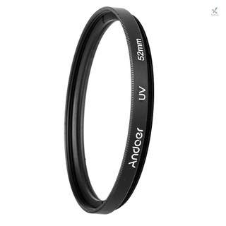 Andoer 52mm UV Ultra-Violet Filter Lens Protector for Canon DSLR Camera