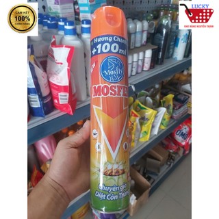 Bình Xịt Côn trùng Mosfly 600ml Diệt muỗi, kiến, gián. An toàn cho bé