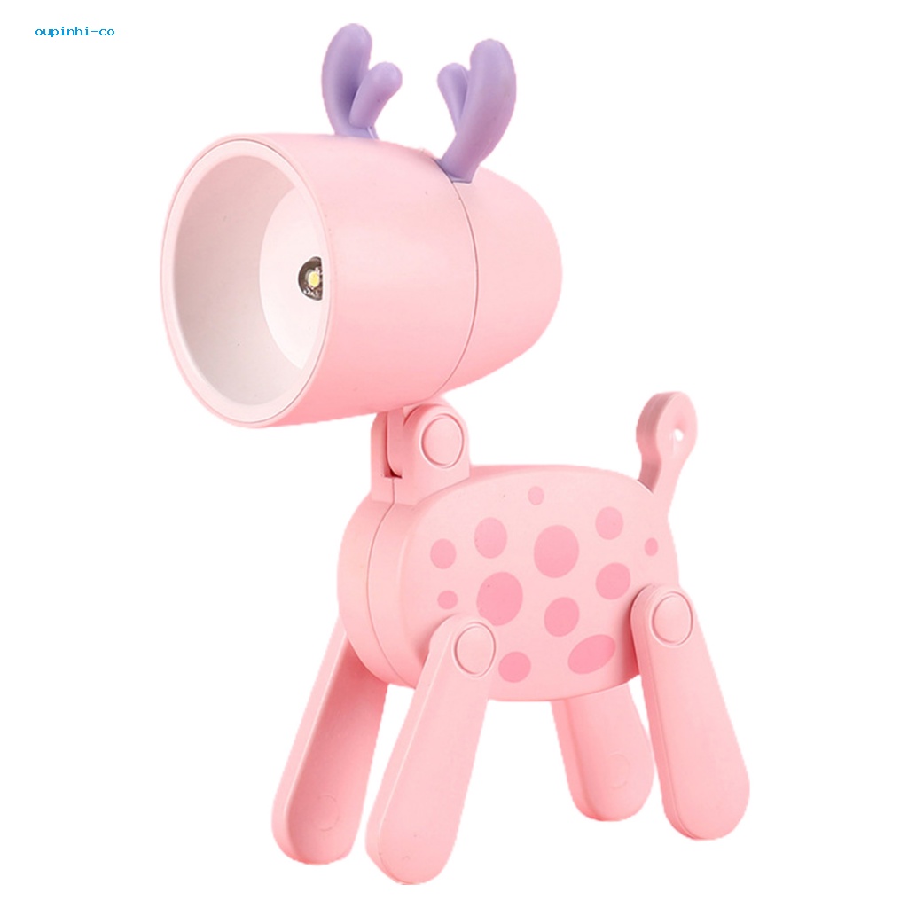 Ou Đèn Ngủ led Tiết Kiệm Năng Lượng Hình Hươu Đáng Yêu Với Vỏ Mềm Không Gật Linh Hoạt Cho Đầu Giường Hoặc Bàn Làm Việc Cho Người Mua Sắm Đông Nam