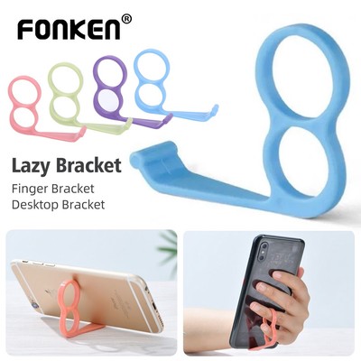 Fonken set 5 Giá Đỡ Điện Thoại Dạng Nhẫn Đeo Ngón Tay Bằng Nhựa Tiện Dụng