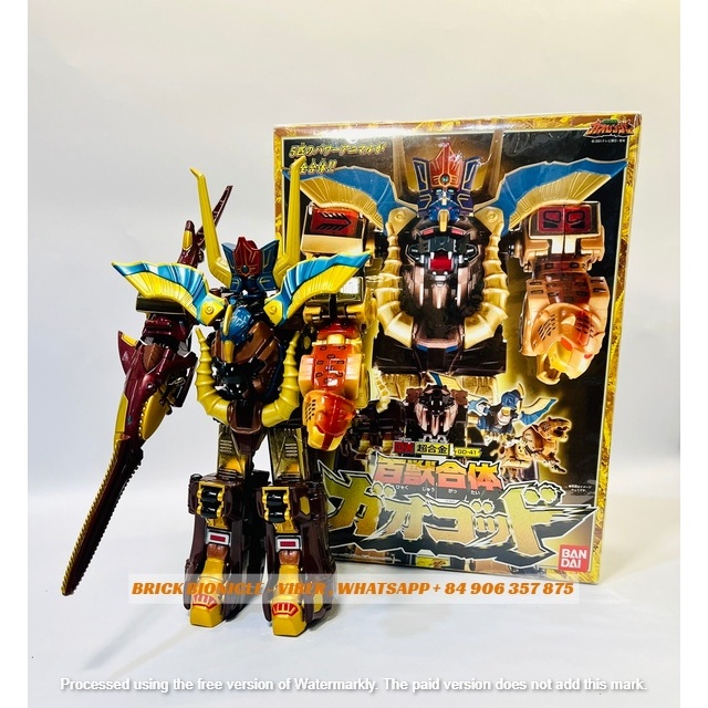 DELUXE GAO GOD BANDAI  - Robot lắp ghép robot DX Gao Chúa chính hãng Bandai Nhật Bản