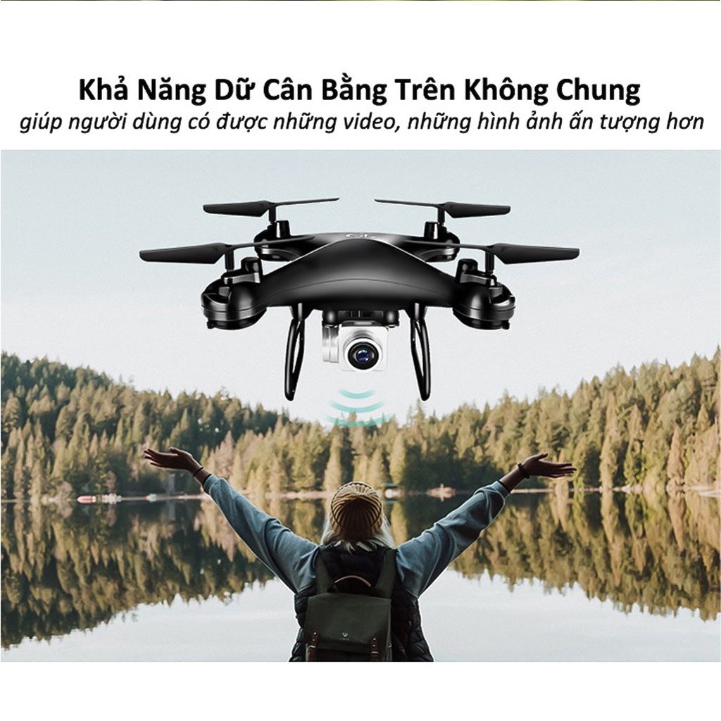 Máy Bay Điều Khiển Từ Xa Thông minh: Flycam TXD-8S Quay Video & Chụp Ảnh 1080p Trực Tiếp Từ Điện Thoại 📱 (TặngChibi)