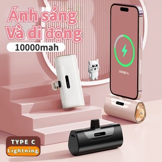 Sạc dự phòng 10000mah mini không dây cắm trực tiếp pin sạc nhanh