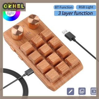 Bàn PhíM Macro Bluetooth 2 NúT 12 PhíM Cho PC / Laptop