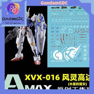 Decal nước Amax cho HG Aerial