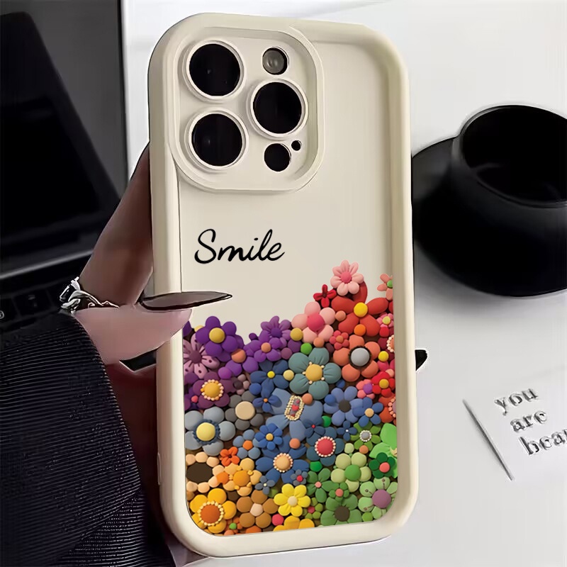 Ốp Điện Thoại Silicon Hình Hoa Hướng Dương Cho Xiaomi Poco C65 Case Poco F5 X5 X3 Pro F3 Mi 11 Lite 