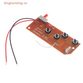 Bảng mạch nhận tín hiệu điều khiển 2.4g 4ch rc 27mhz pcb kèm ăng ten cho xe hơi xe tải rc