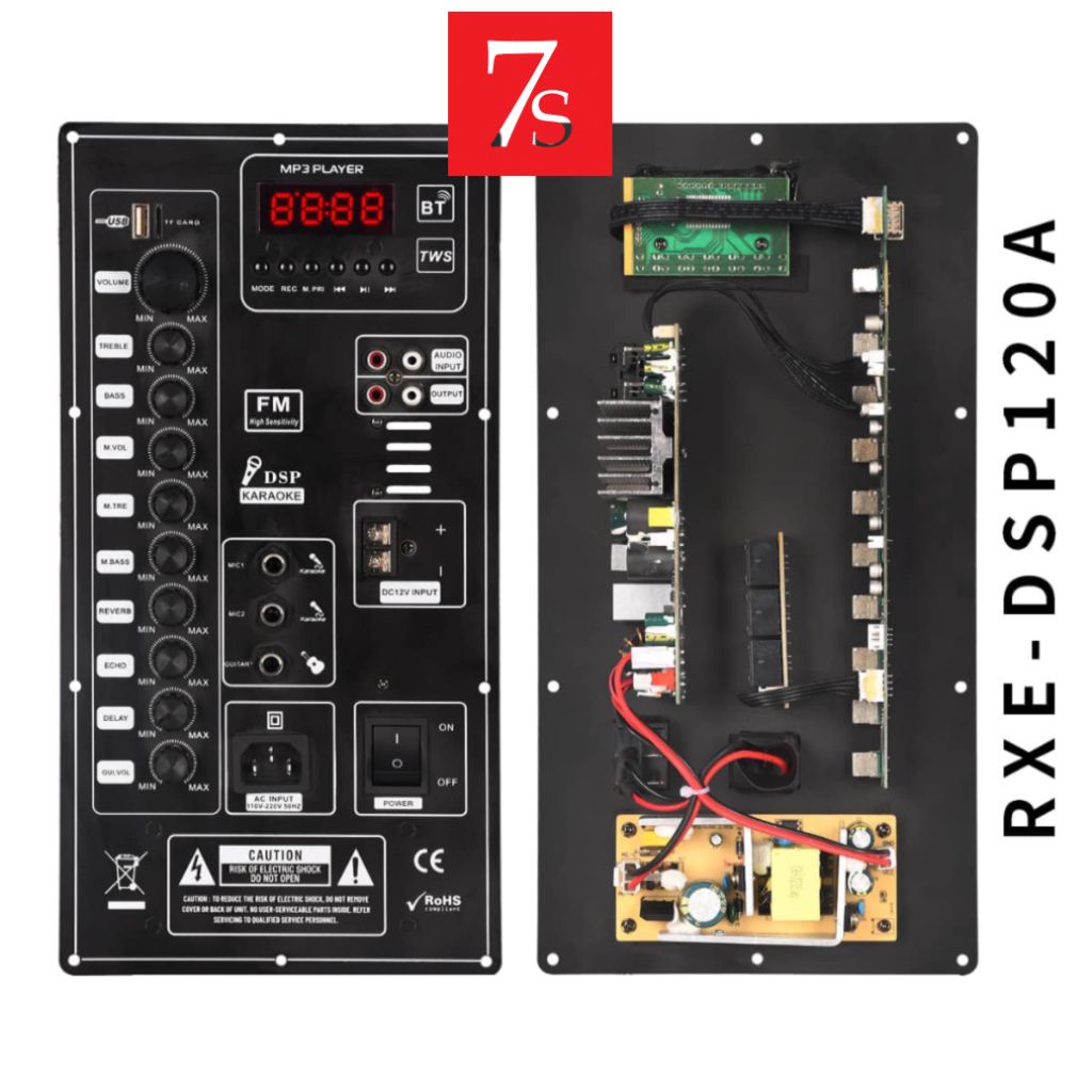 Mạch loa kéo công suất lớn RXE-DSP120A - 120W+DSP