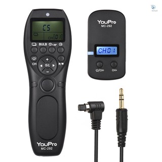 Thiết Bị Truyền Nhận Tín Hiệu Không Dây MC-292 N3 2.4G LCD 32 Kênh Cho Canon 7D 7DII 6D 50D 5Dii 5D 5DS 5DSR 40D 30D 20D 10D 1D 1DS 1DX 1DS M