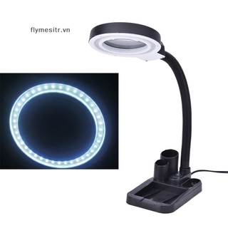 Kính lúp để bàn phóng đại 5x 10x kèm 40 đèn led chất lượng cao