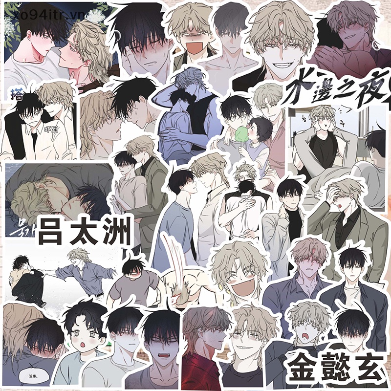 Bộ 70 Sticker Manga Yeon SeungHo Baek Nakyum BL Manwha Dễ Thương Dán Trang Trí Laptop DIY