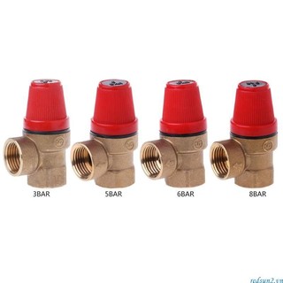 Van Thoát Nước Bằng Đồng Thau redsun2 An Toàn Cho Máy Nước Nóng Năng Lượng Mặt Trời