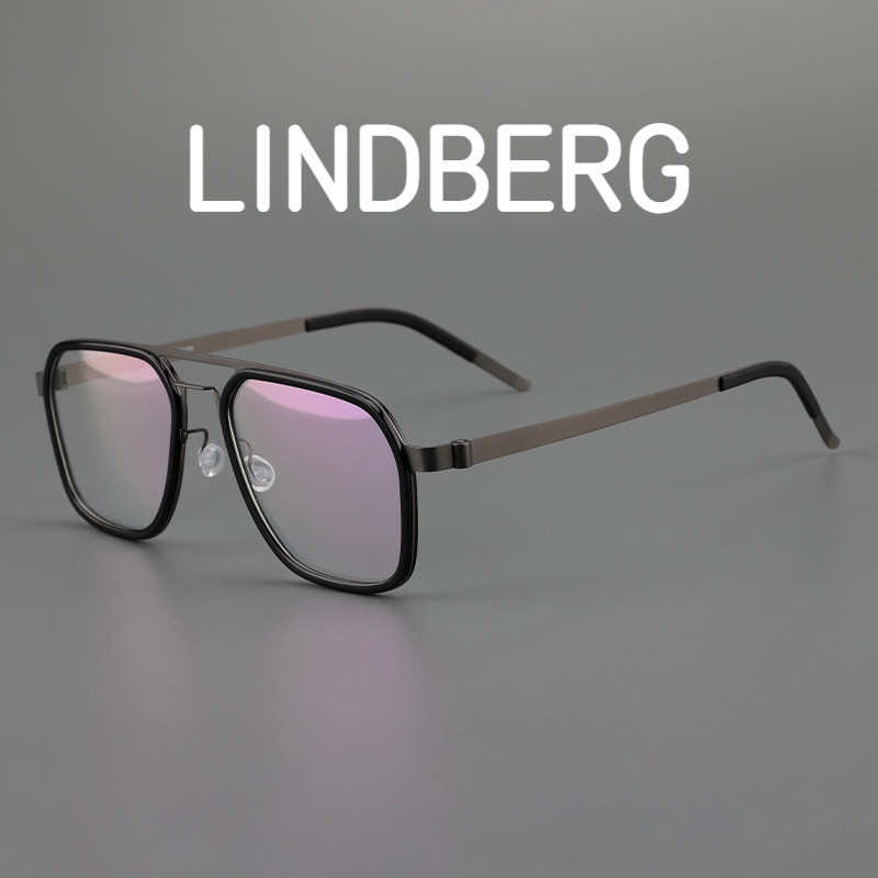 [Kính TOTU] Gọng Kính Titan nguyên chất Sun Honglei Gọng kính không vít cùng mẫu LINDBERG LINDBERG B